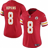 Women's Kansas City Chiefs #8 DeAndre Hopkins Red Vapor Untouchable Limited Stitched Jersey Dzhi,baseball caps,new era cap wholesale,wholesale hats